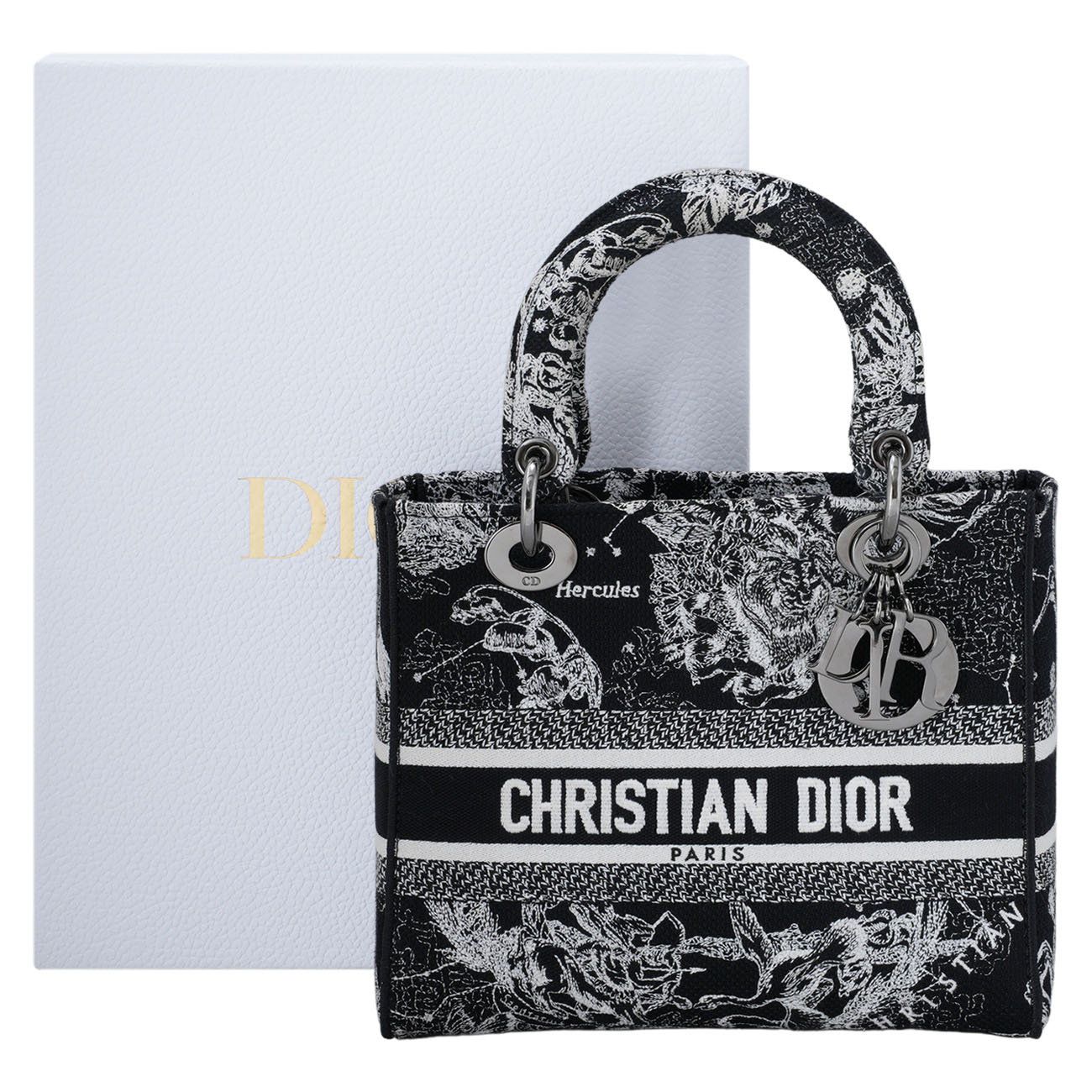 CHRISTIAN DIOR(USED)크리스찬디올 레이디 D LITE 미디엄 백